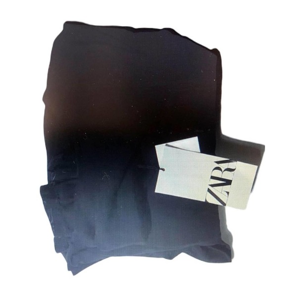 ZARA Women's Dresses Size S/M. Black Turtleneck sheer,sexy Light Fabric Slim Fit - Picture 5 of 6